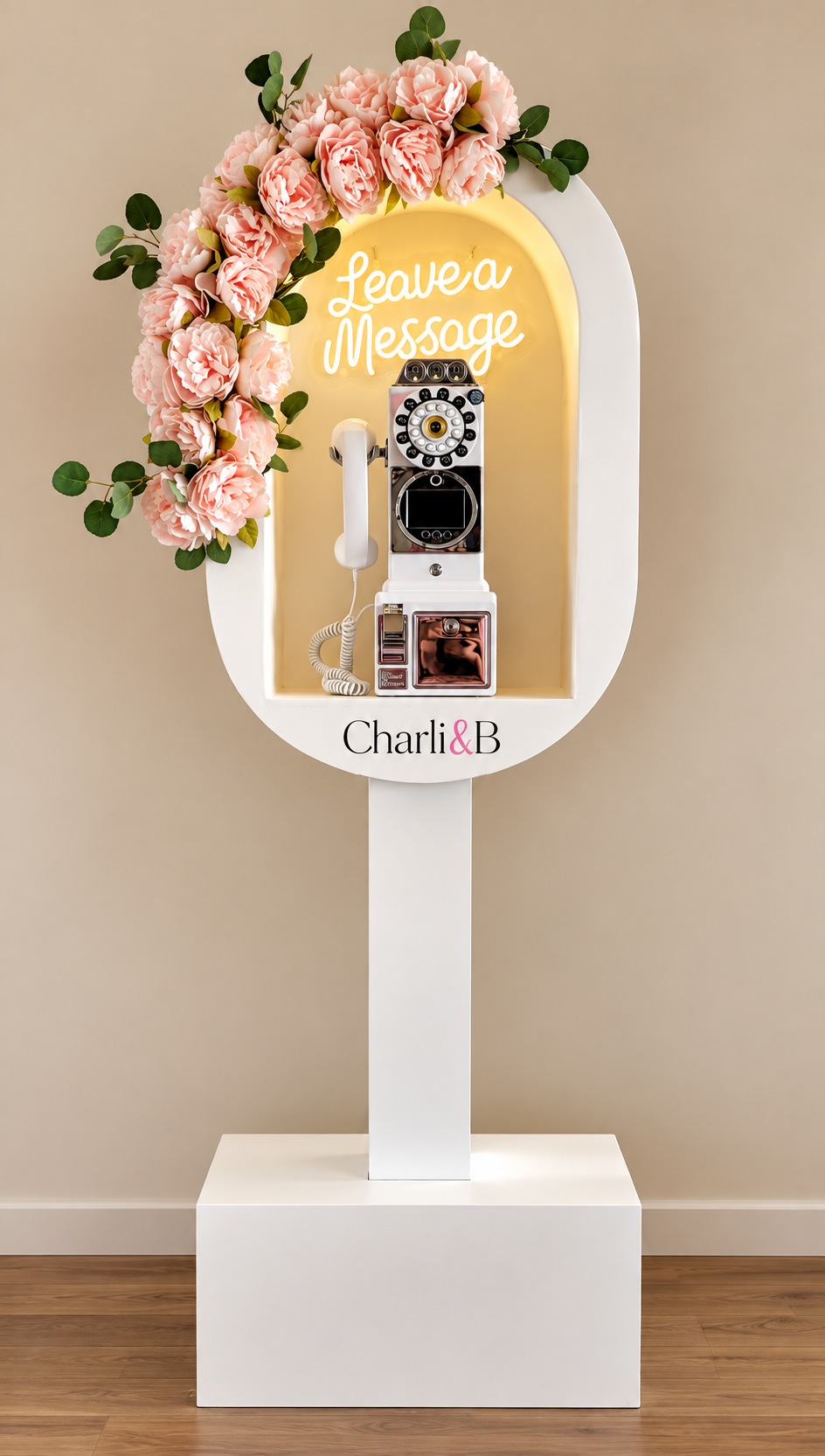 Video Guestbook styled display by Charli & B